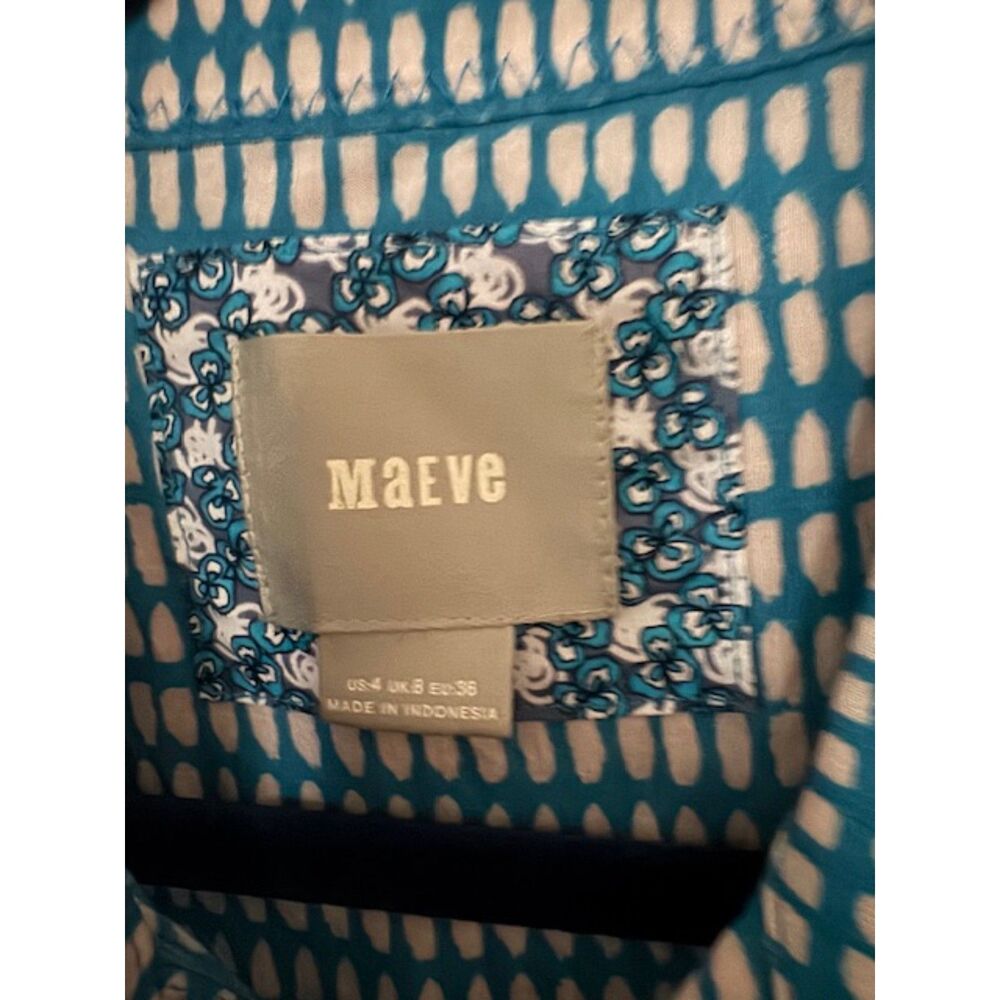 Anthropologie Maeve Midi Shirt dress, size 4 - Picture 6 of 7
